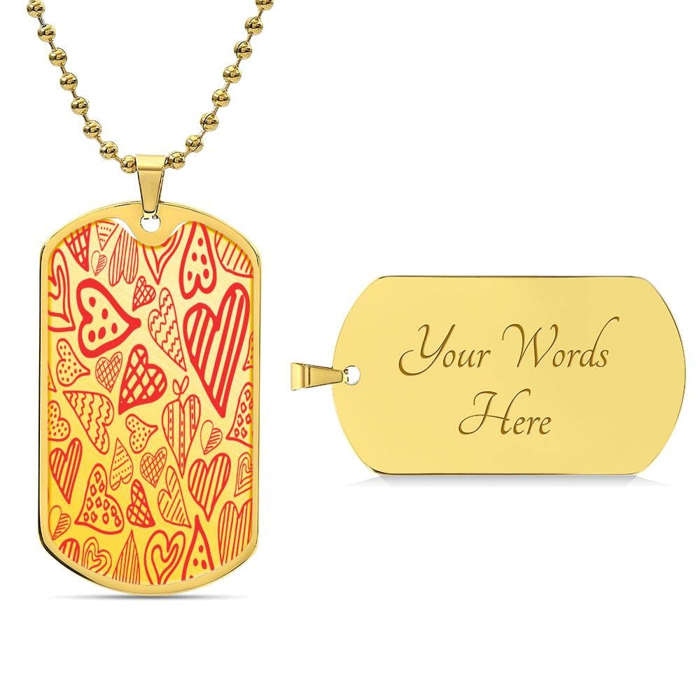 These dog-tags are the Perfect Keepsake! Whether for Yourself or a Loved One.