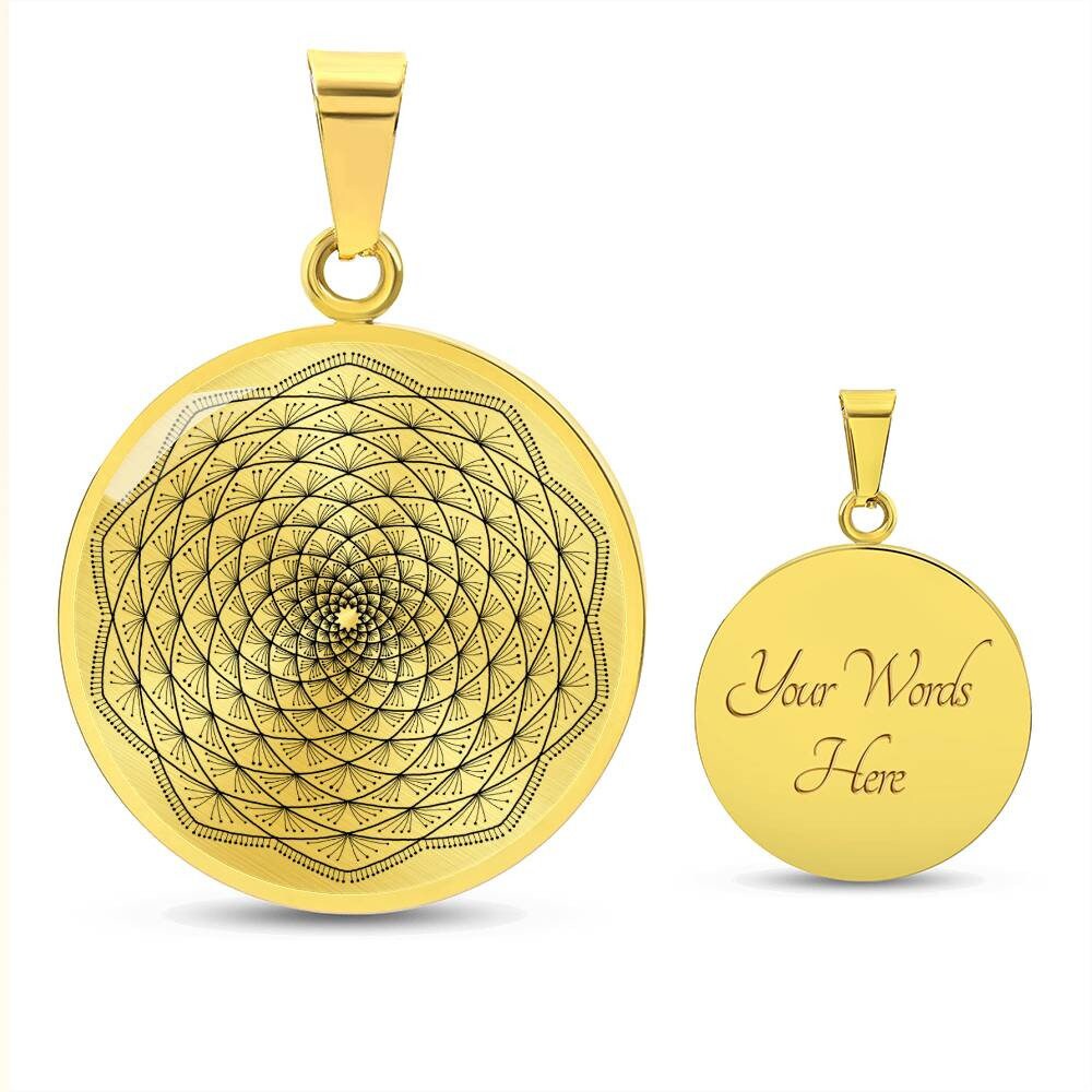 Surprise your loved one by giving them one of our Graphic Circle Pendants and Necklaces! It's a classic and heartfelt jewelry piece that is sure to be treasured. 