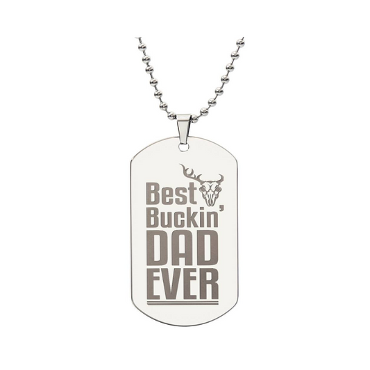 Surprise your loved one by giving them this unique and eye catching Engraved Dog Tag Necklace! It's a classic, yet stylish statement piece that is sure to spark conversation.