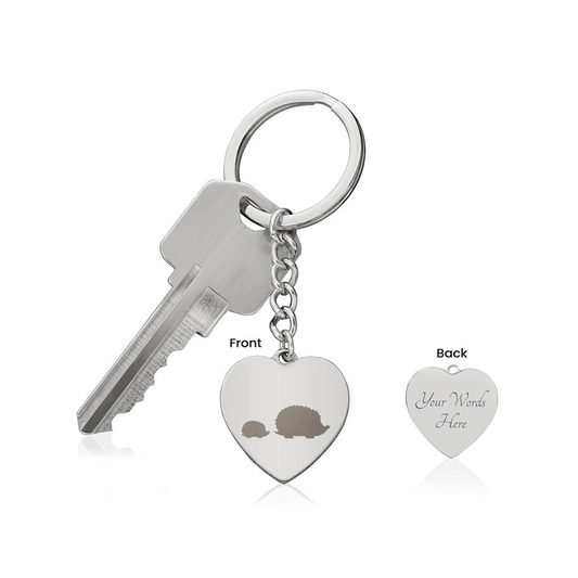 Photo Heart Keychain, Custom Photo Heart Keychain, Personalized Picture Heart Keychain, Engraved Photo Heart Pendant, Custom Gift for Her, Valentine Gift