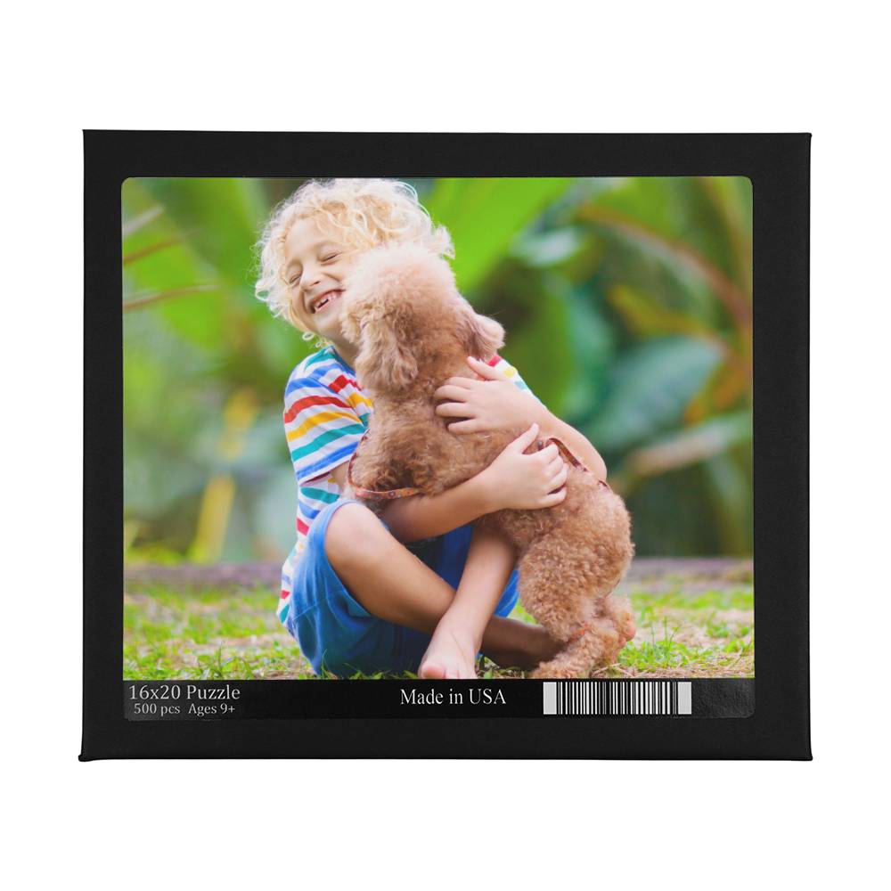 Custom Photo Upload Jigsaw Puzzle 500 Piece, Personalized Kids Photo Puzzle