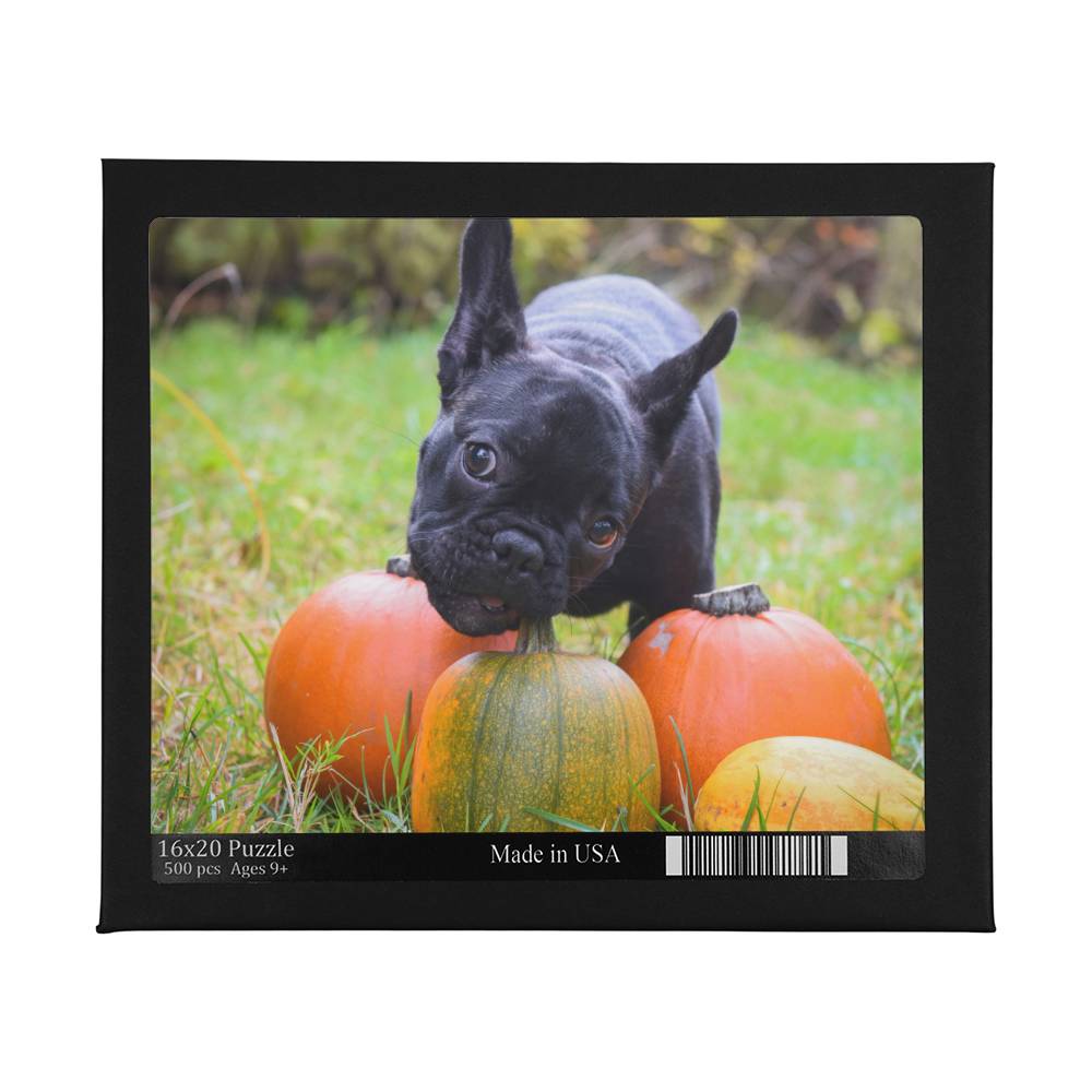 Custom Photo Upload Jigsaw Puzzle 500 Piece, Pet Photo Puzzle, Personalized Gift Idea