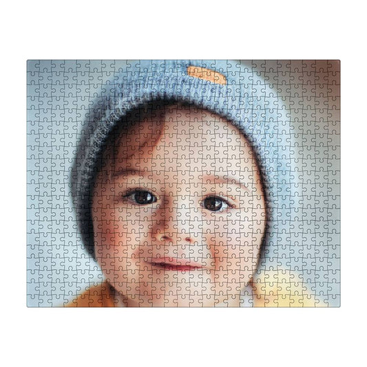 Custom Photo Upload Jigsaw Puzzle 500 Piece, Personalized Baby Photo Puzzle